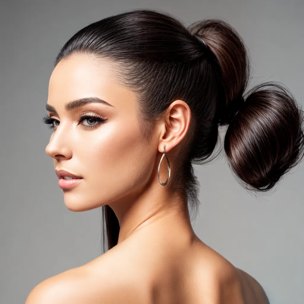 cabelo longo ponytail elegante cabelo longo ponytail elegante
