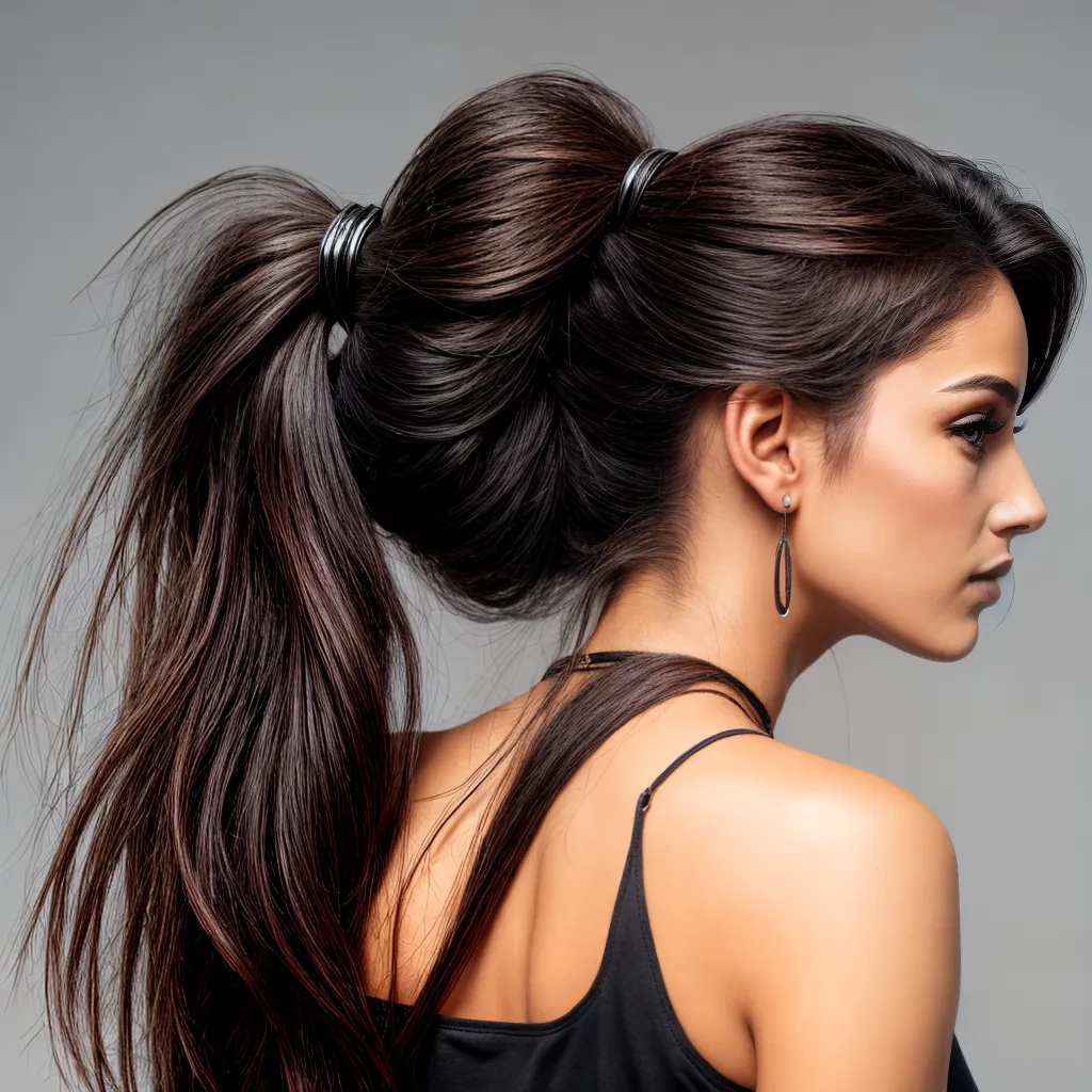 mulher cabelo despojado rabo de cavalo mulher cabelo despojado rabo de cavalo