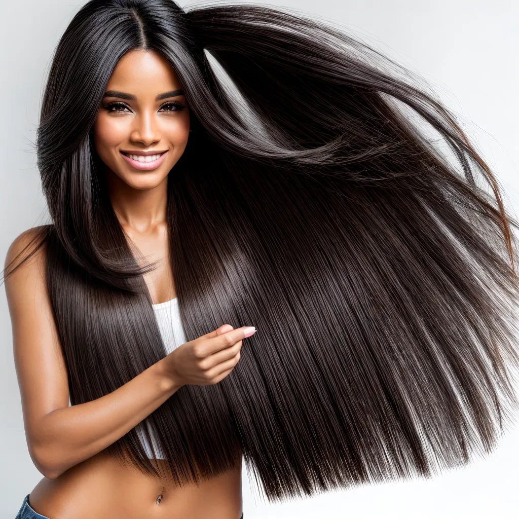 mulher cabelo brilhante sorrindo cuidados mulher cabelo brilhante sorrindo cuidados