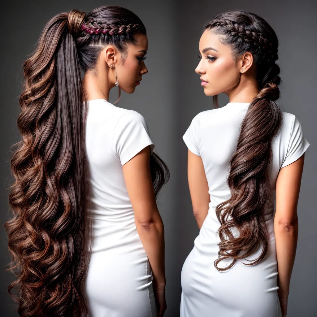 mulher cabelo tranca elegante 1 mulher cabelo tranca elegante 1
