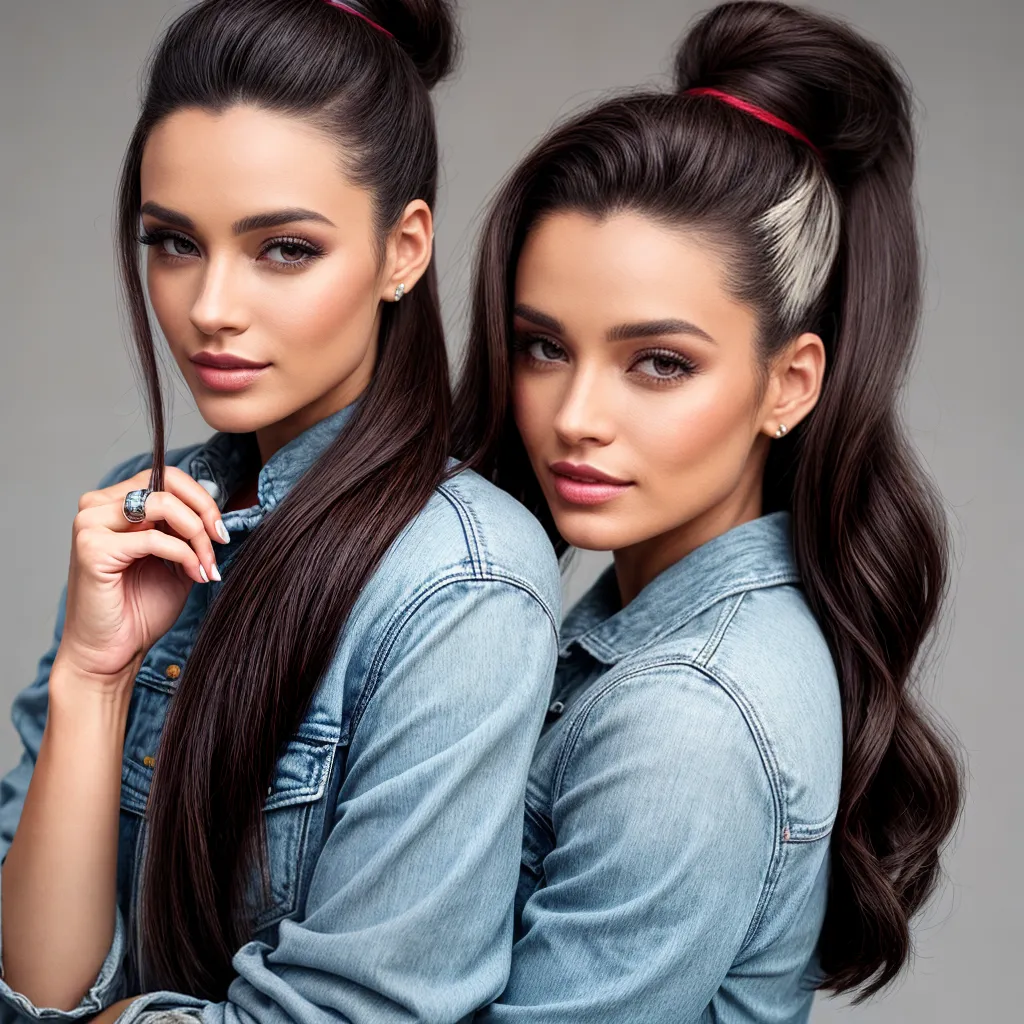 penteado ponytail elegante