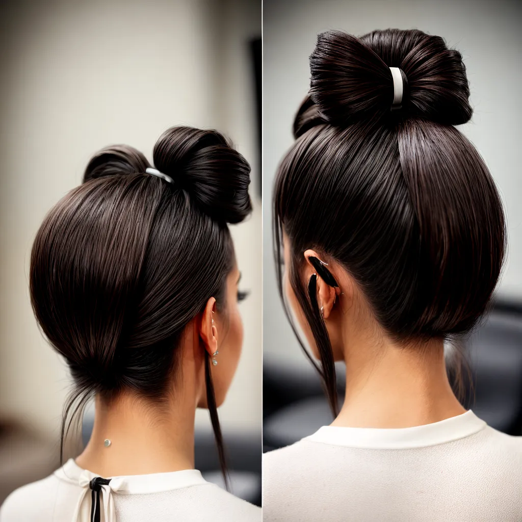 penteado ponytail laco elegante