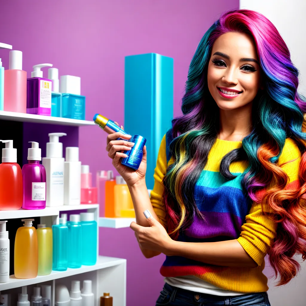 mulher cabelo colorido espelho cuidados mulher cabelo colorido espelho cuidados
