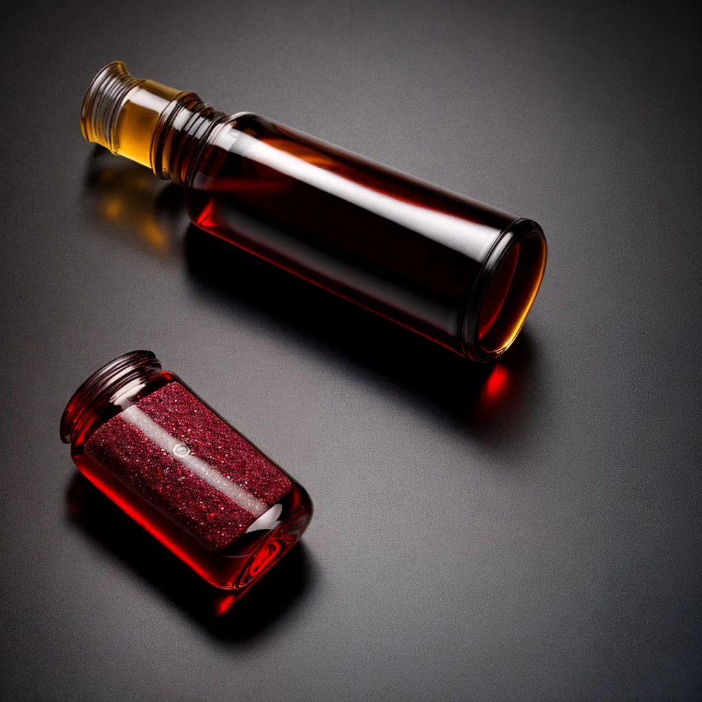 oleo acai roxo glass bottle