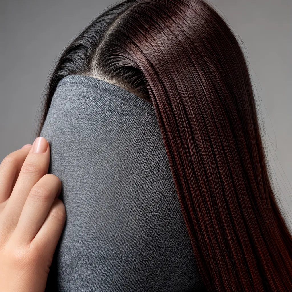 cabelo brilhante mulher maos cabelo brilhante mulher maos