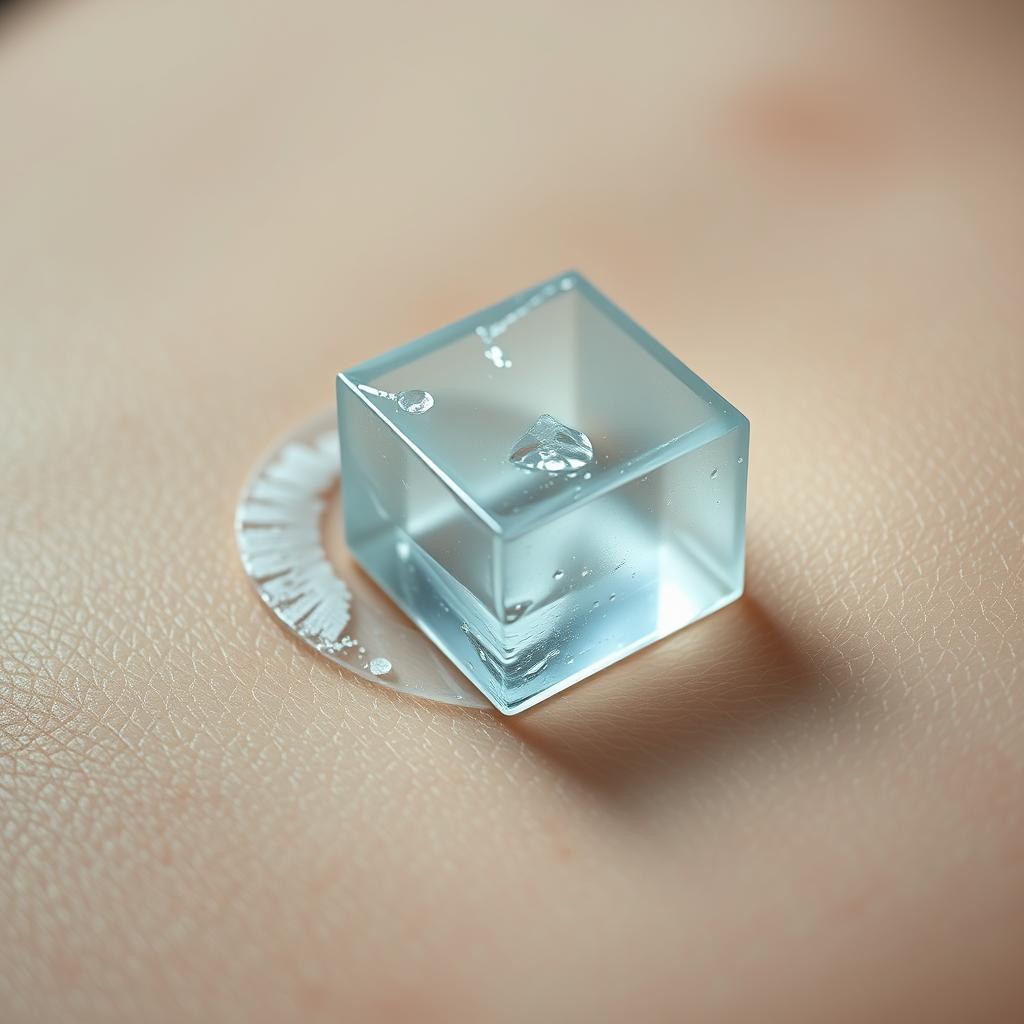 Colocar gelo no cu dói?