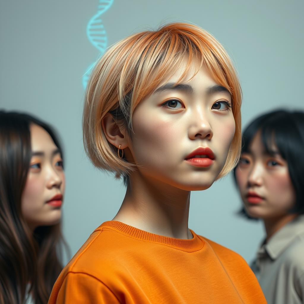 Por que não vemos coreanos, japoneses e chineses loiros?