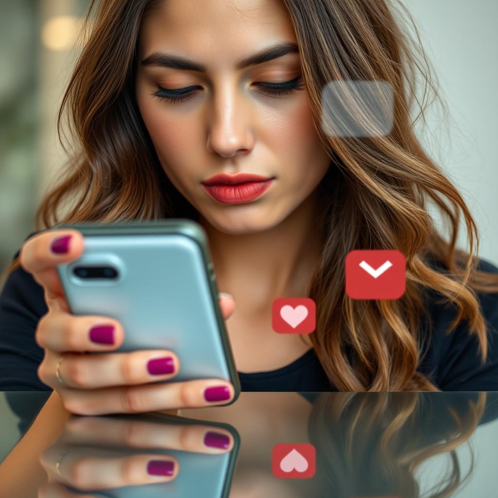 Como você sabe que uma mulher é safada só pelas fotos que ela posta nas redes sociais?