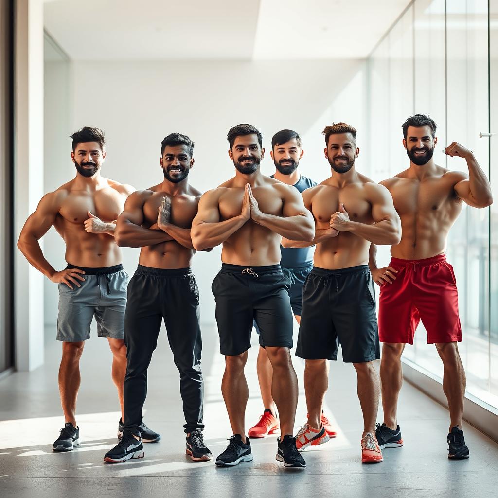 To abusada de ver os meninos postando fotos das saradonas, meninas vejam esse harém, quem curte ai?