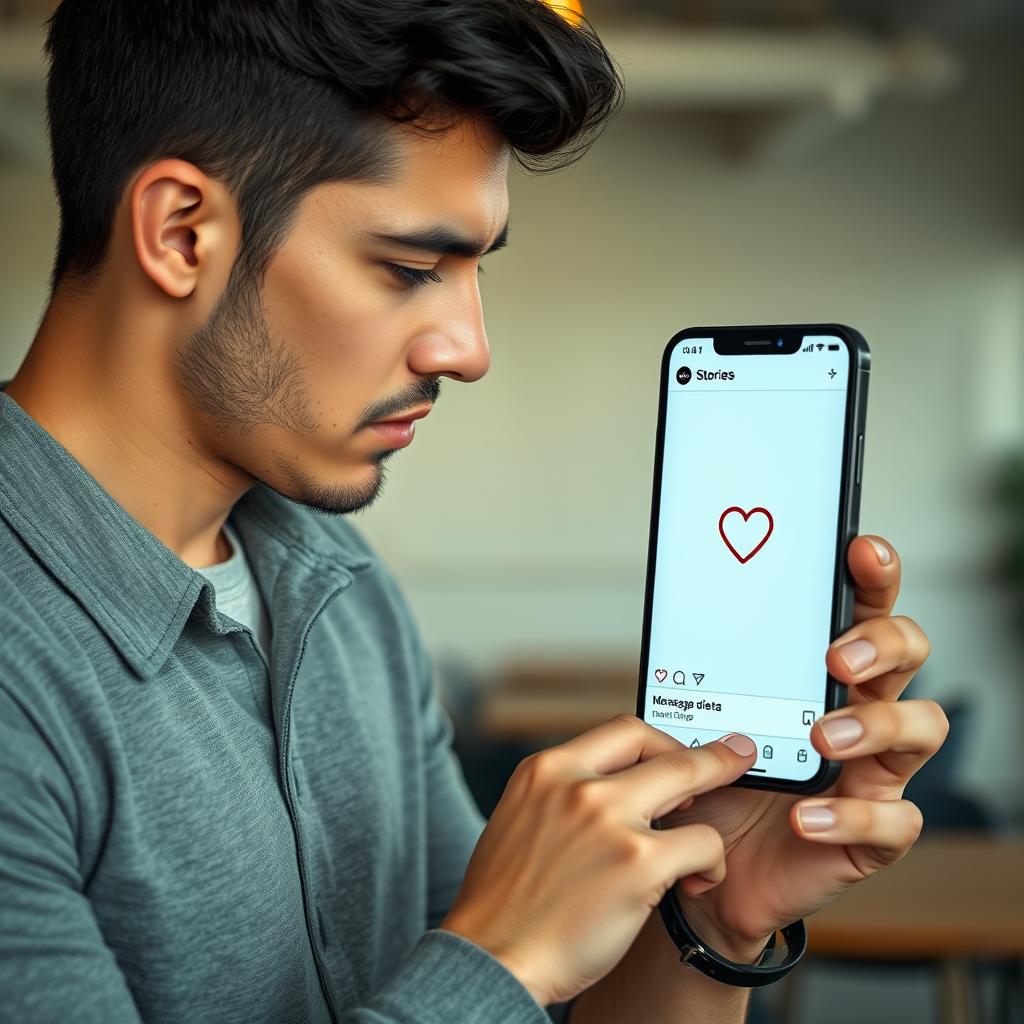Homens, por que vocês curtem stories mas não puxam assunto no direct?