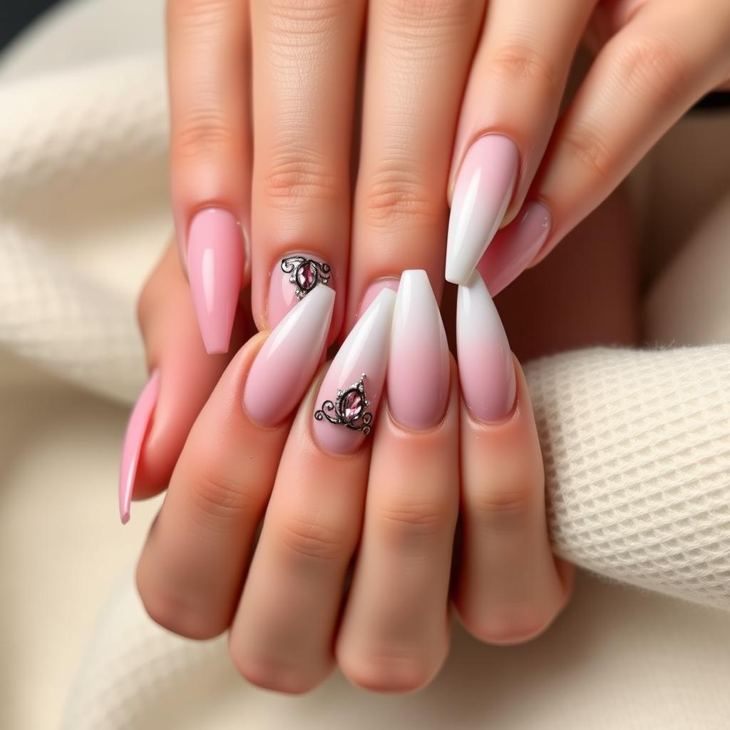 7 nail arts em unhas stiletto para ficar de olho