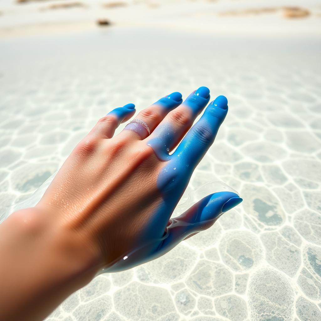 Qual cor de esmalte não desbota na praia?