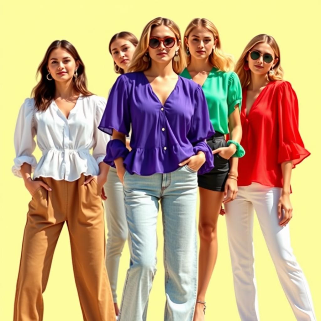 5 tendências de blusas femininas para apostar no verão 2024