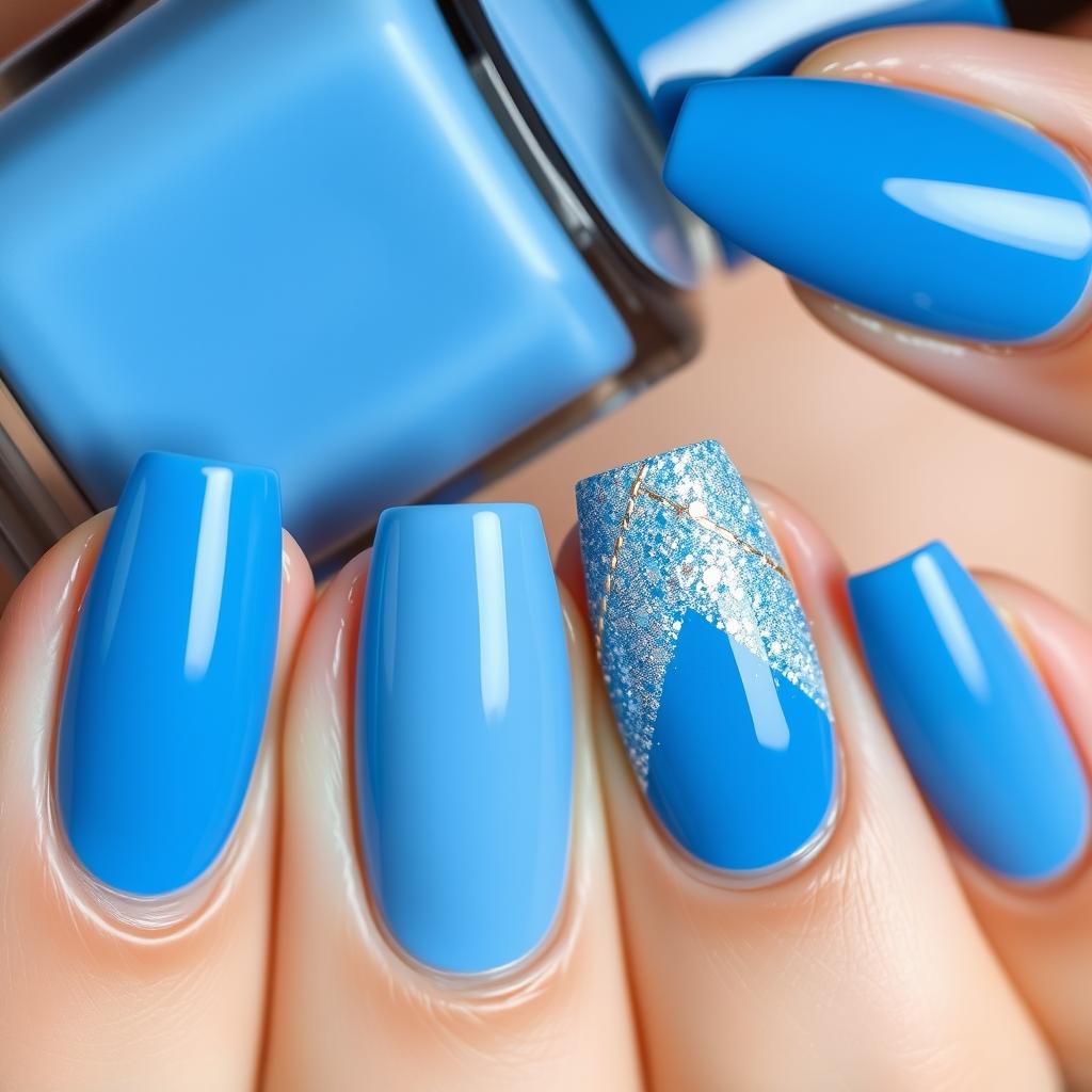 5 tendências de unha azul para você ficar estilosa neste fim de ano