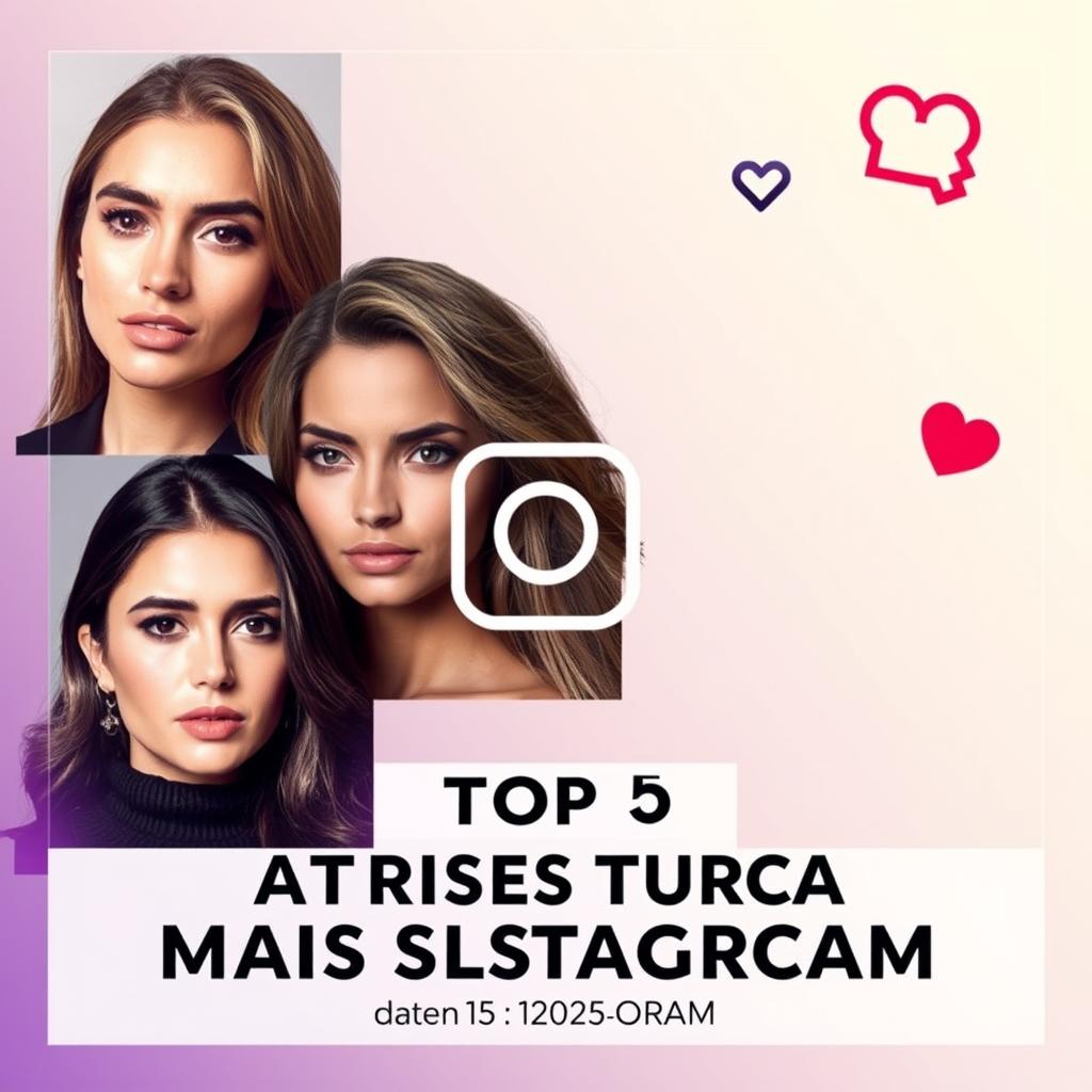 Top 5 atrizes turcas mais seguidas no Instagram em 2025