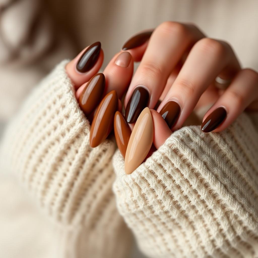 Unha marrom elegante: 6 inspirações para ficar belíssima