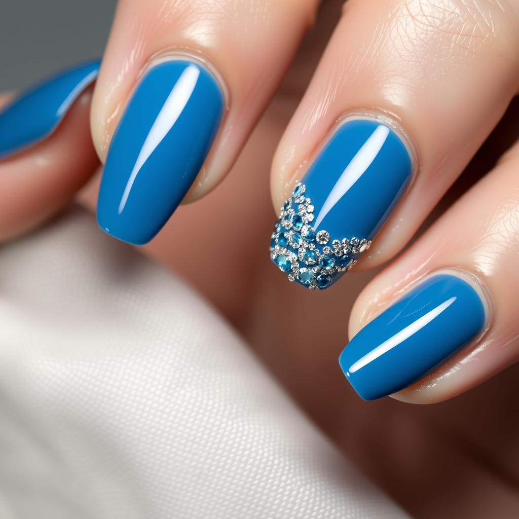 Unhas decoradas azul escuro: 15 modelos para você se inspirar Unhas decoradas azul escuro: 15 modelos para você se inspirar