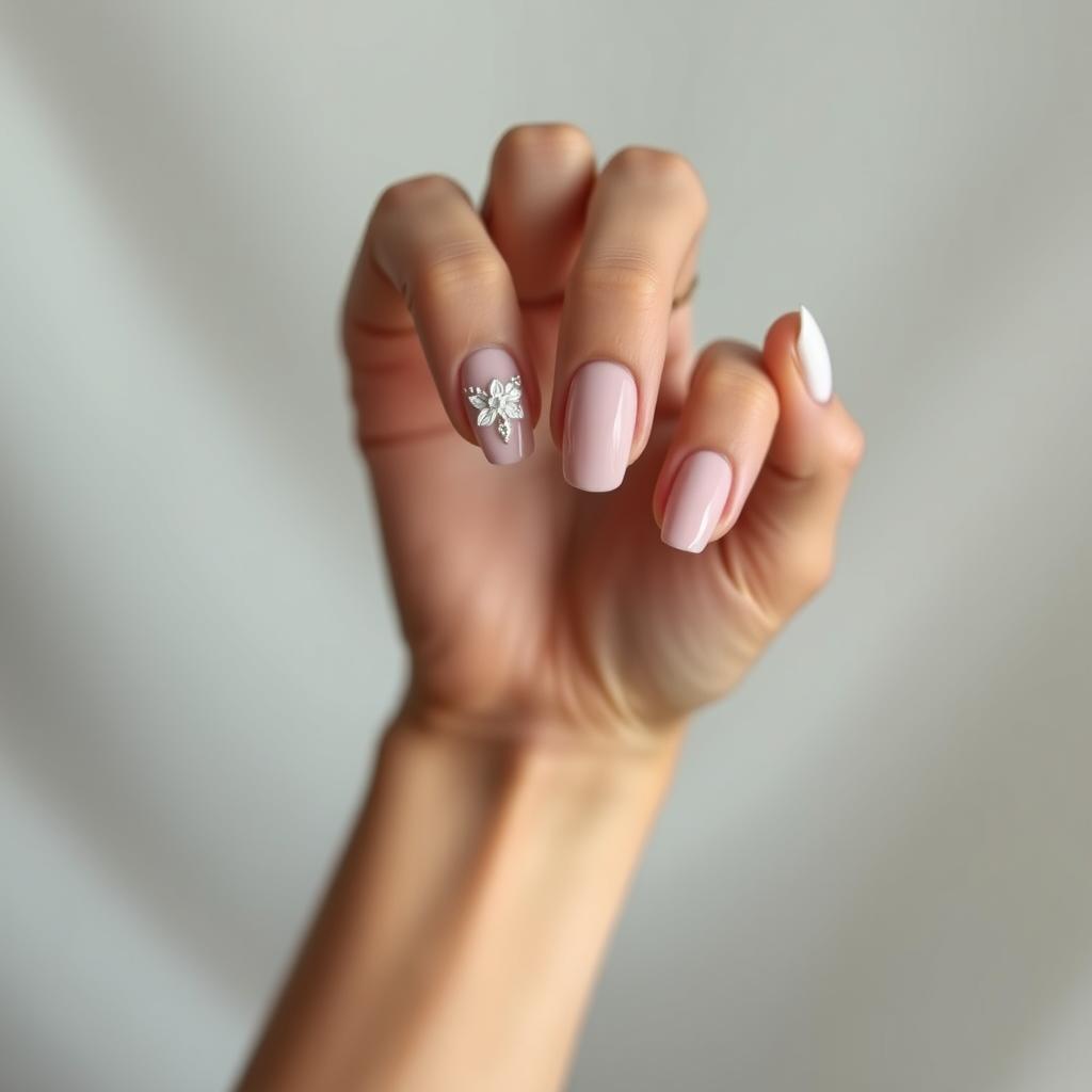 Unhas decoradas com esmalte claro: 9 inspirações encantadoras