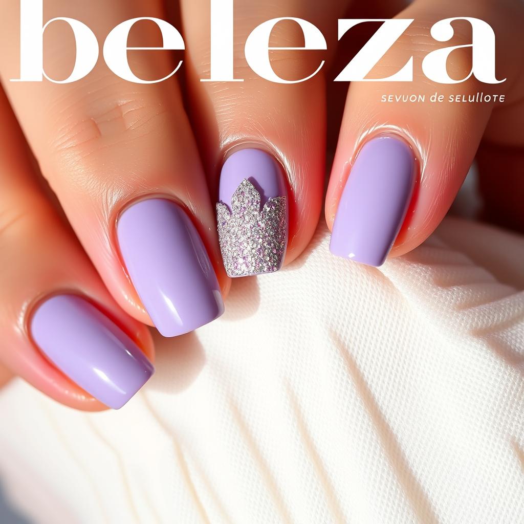 11 ideias de unhas decoradas com esmalte lilás para se inspirar e arrasar