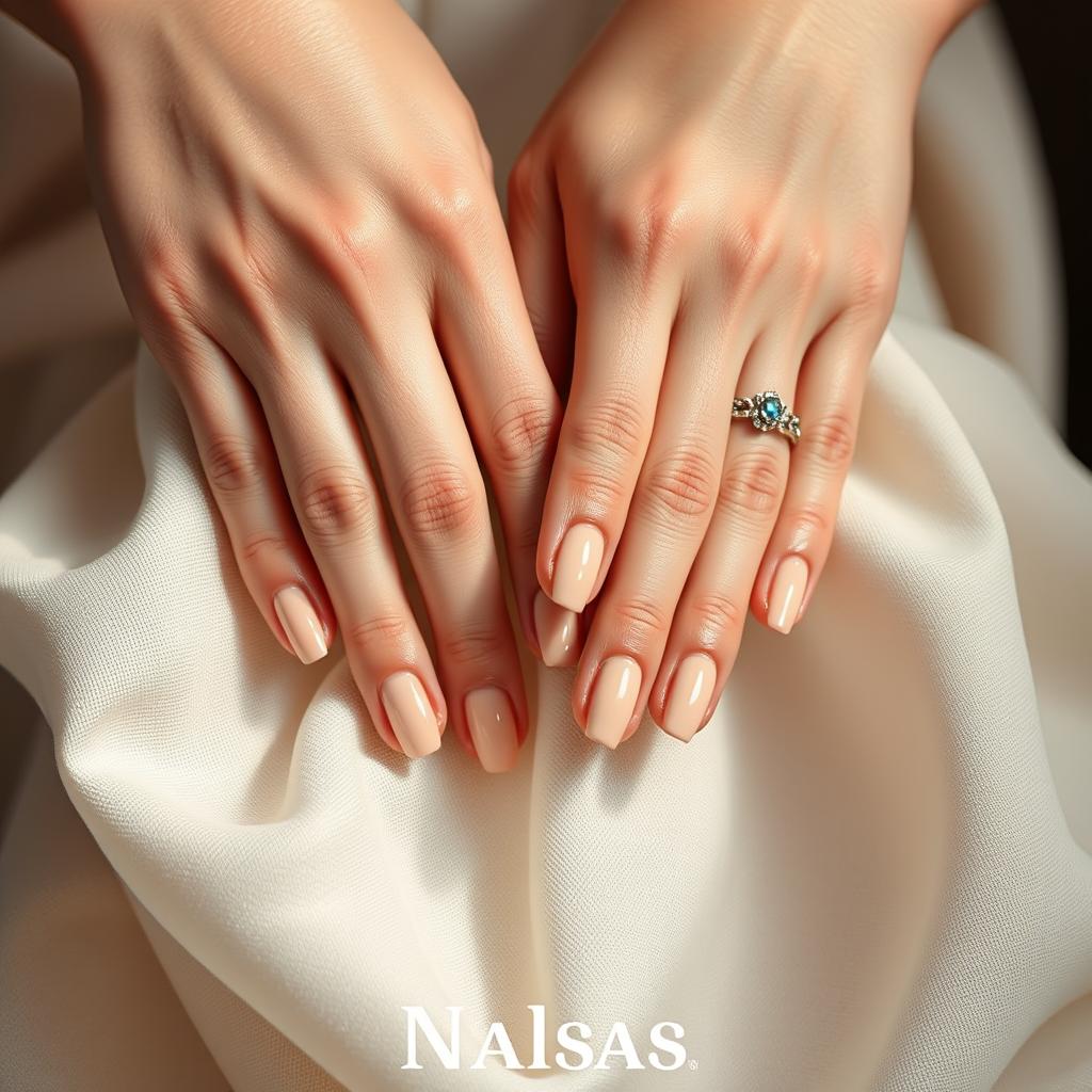 Unhas decoradas com esmalte nude: 13 inspirações imperdíveis