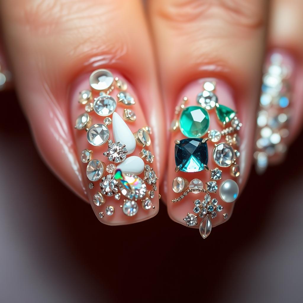 Unhas decoradas com pedras: 13 inspirações imperdíveis Unhas decoradas com pedras: 13 inspirações imperdíveis