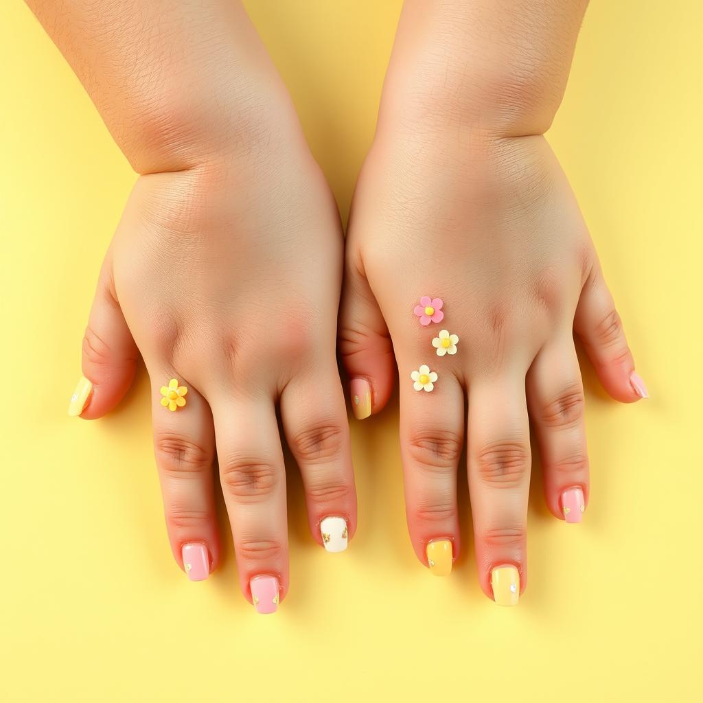 10 unhas decoradas infantis fáceis de fazer