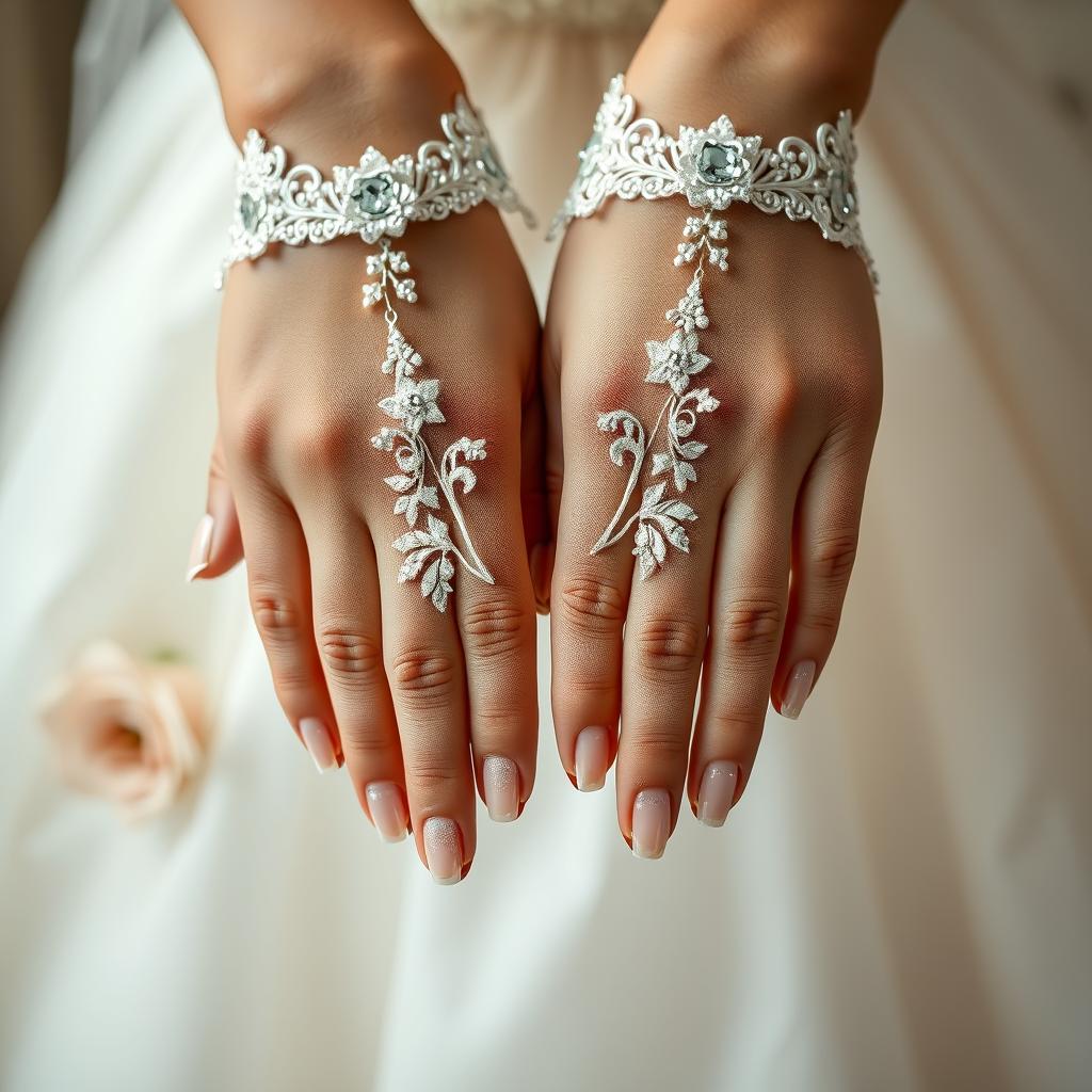 Unhas decoradas para noivas: 27 decorações encantadoras