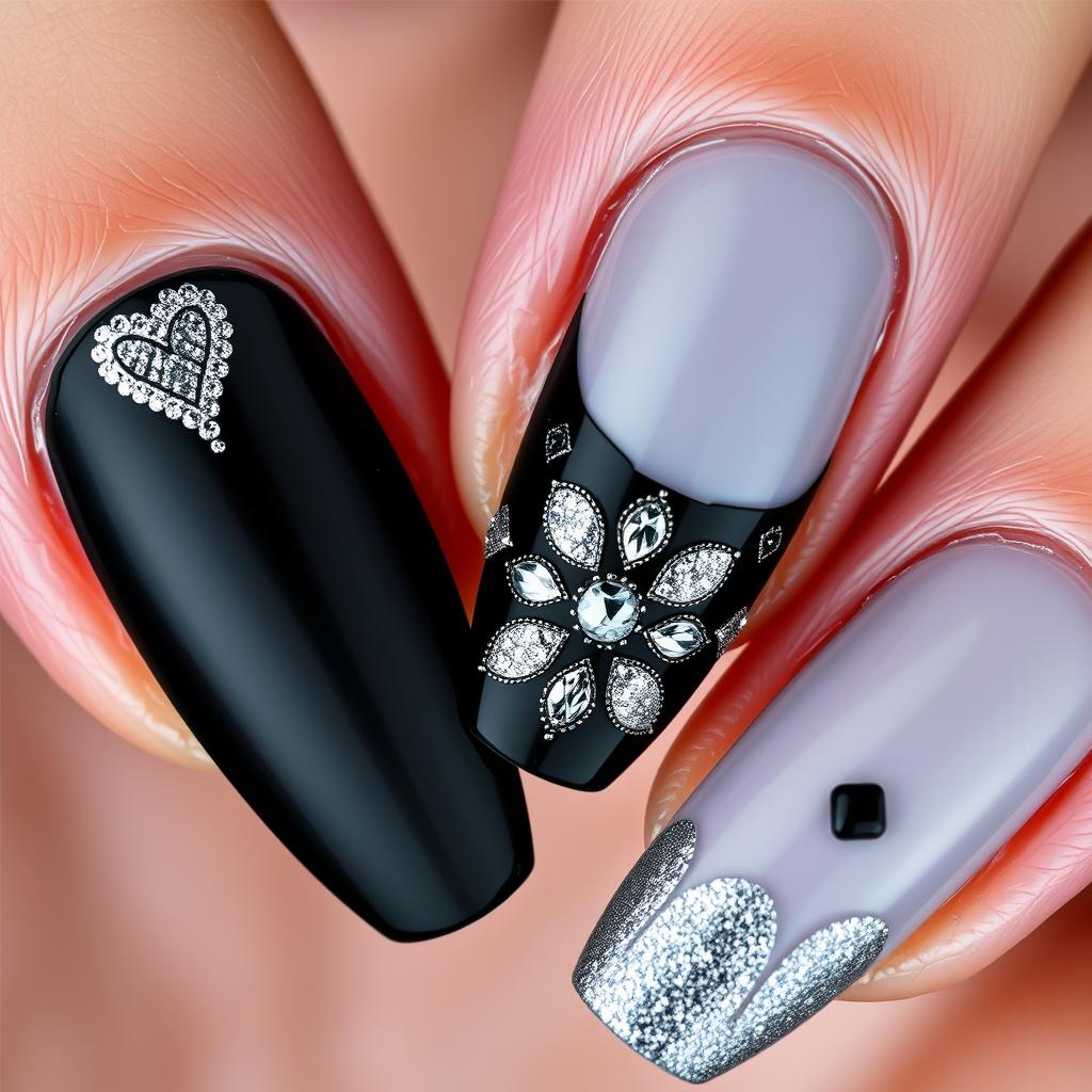 11 unhas decoradas pretas para se inspirar e ficar ainda mais poderosa 11 unhas decoradas pretas para se inspirar e ficar ainda mais poderosa