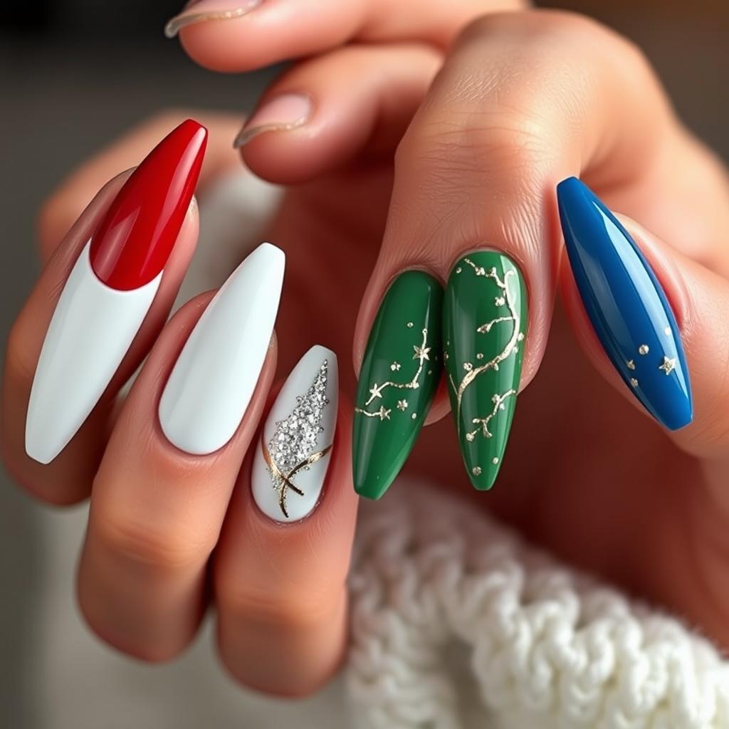 6 unhas decoradas que servem para o Natal e Ano-Novo sem perder o estilo