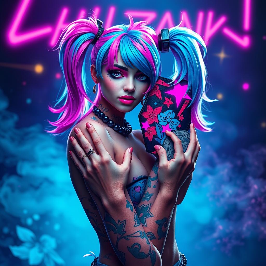 27+ unhas inspiradas na Jinx de Arcane e LOL