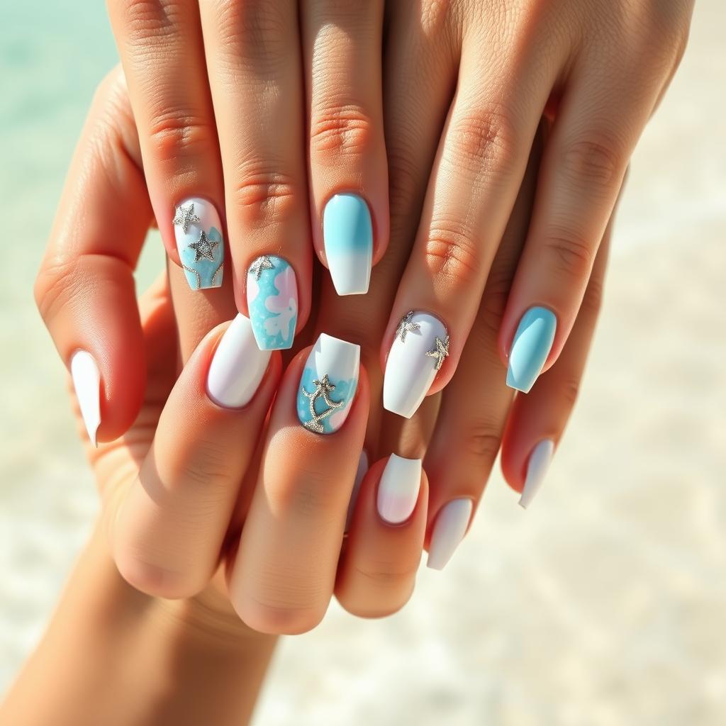 5 unhas inspiradas no mar para você usar no verão