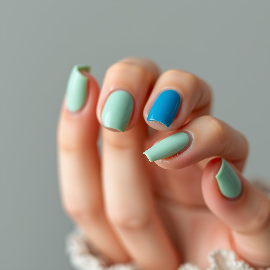 10 unhas monocromáticas com toque criativo que surpreende