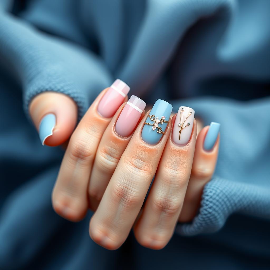 Unhas para chá revelação: 17 alternativas para se inspirar