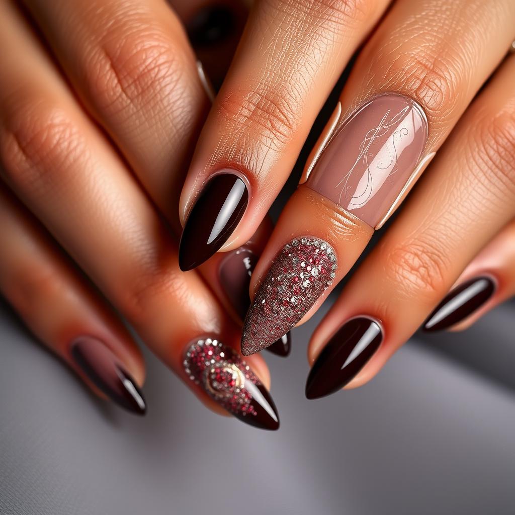 Unhas vinho decoradas: 13 inspirações para marcar presença!