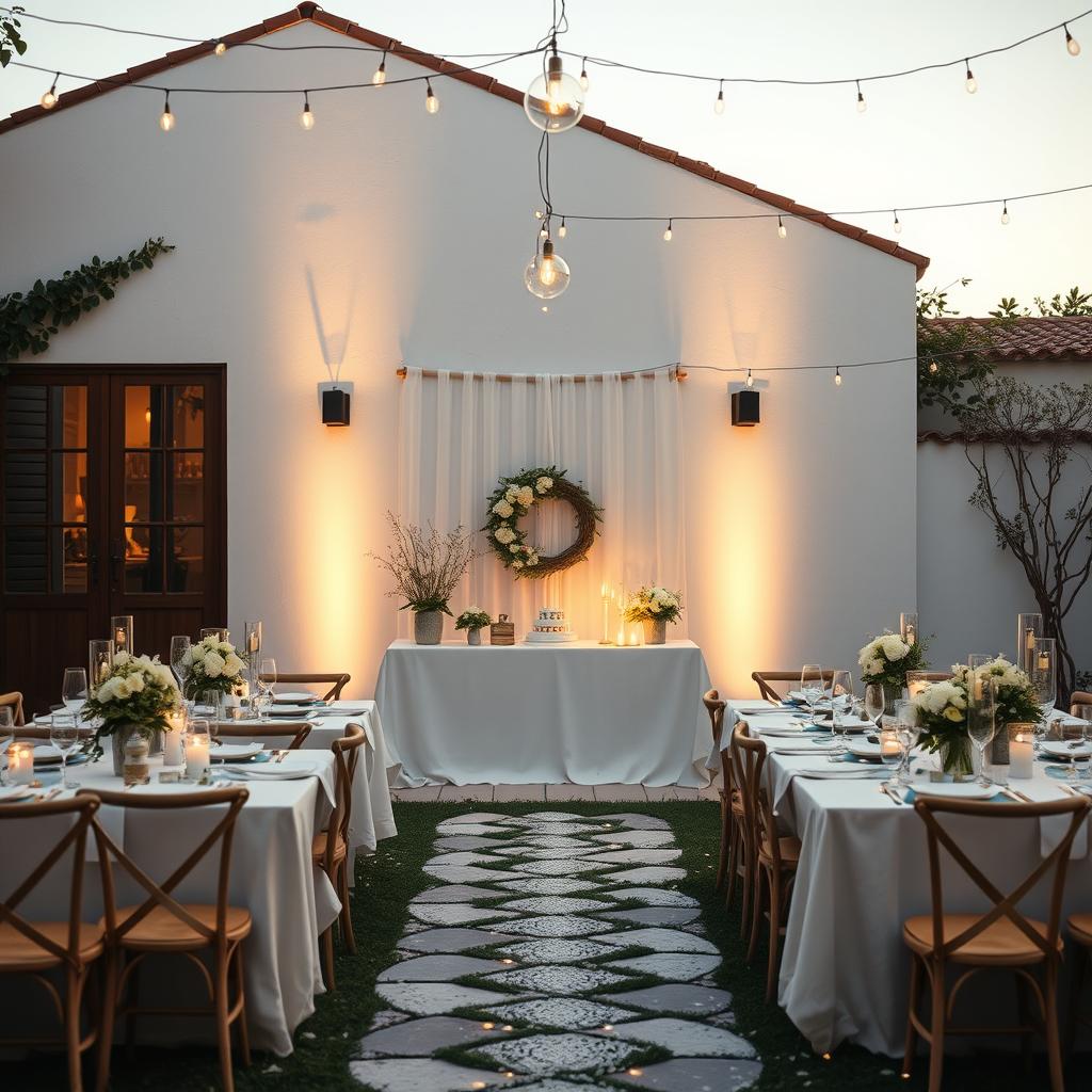 6 dicas para organizar um casamento minimalista no quintal de casa