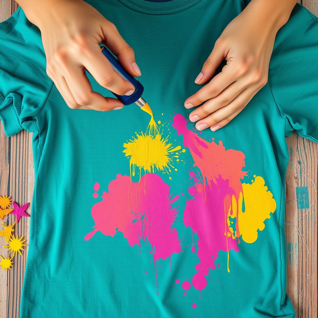 Aprenda como usar tinta de tecido para deixar suas roupas novas Aprenda como usar tinta de tecido para deixar suas roupas novas