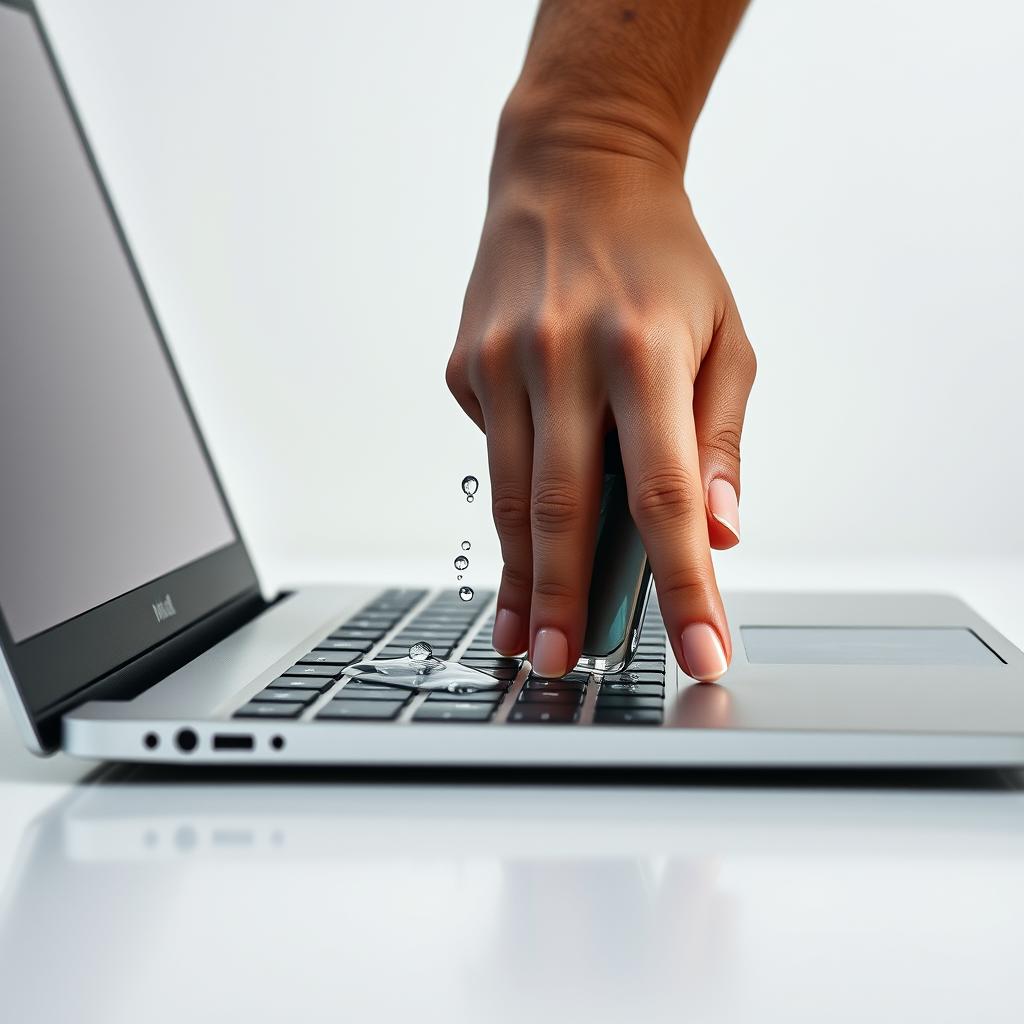 Caiu água no notebook? Veja como salvá-lo!