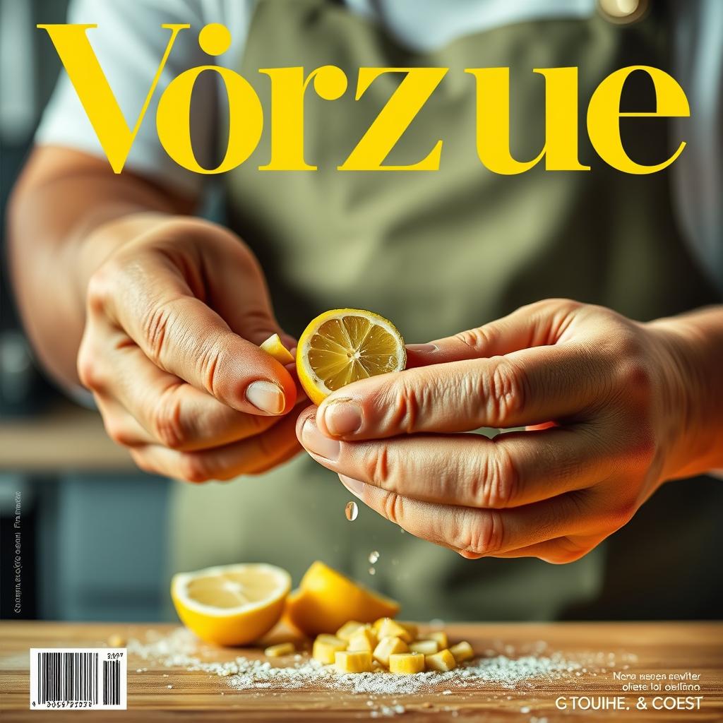 Como acabar com o cheiro e as manchas nas mãos ao cozinhar