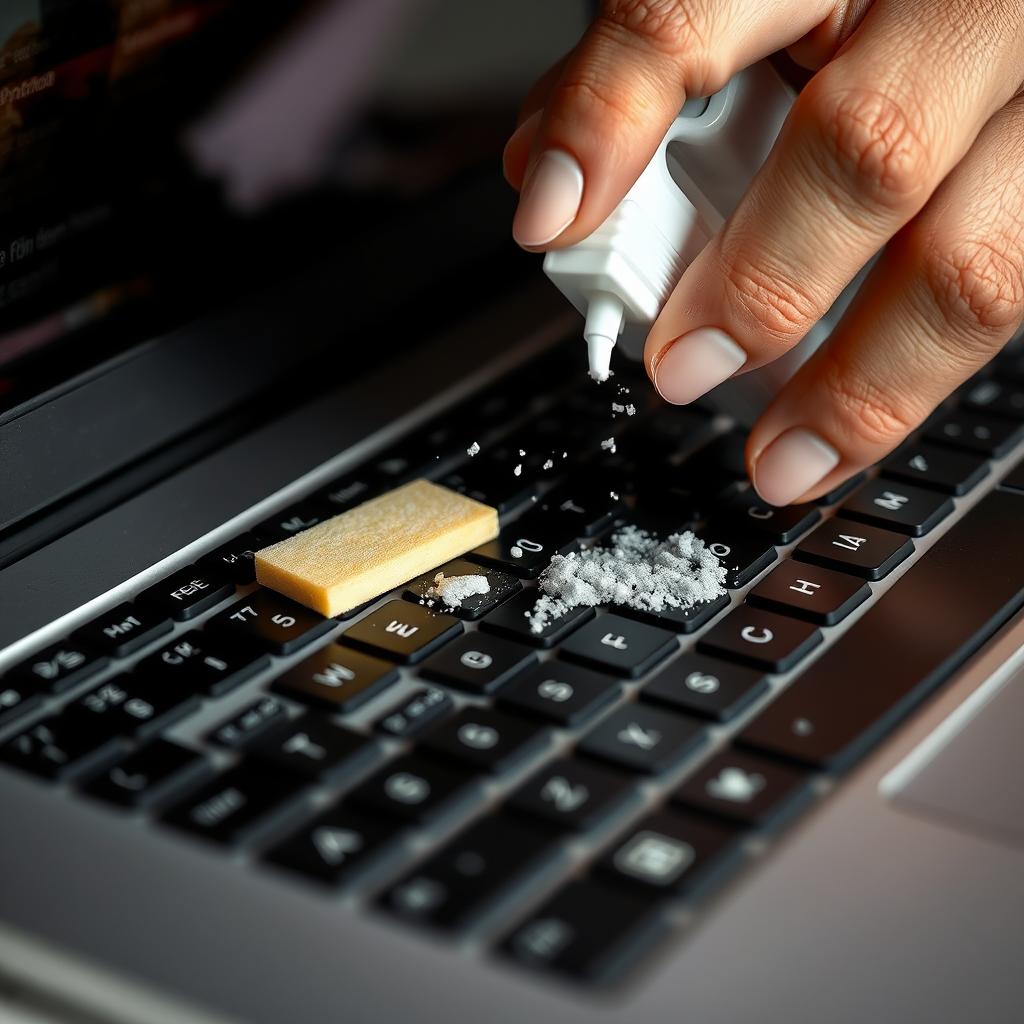 Como limpar o teclado do notebook