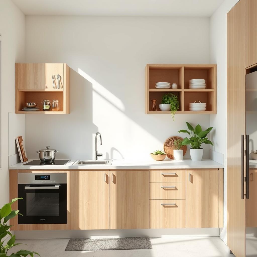 Como organizar cozinha sem armários? 9 dicas para otimizar o espaço