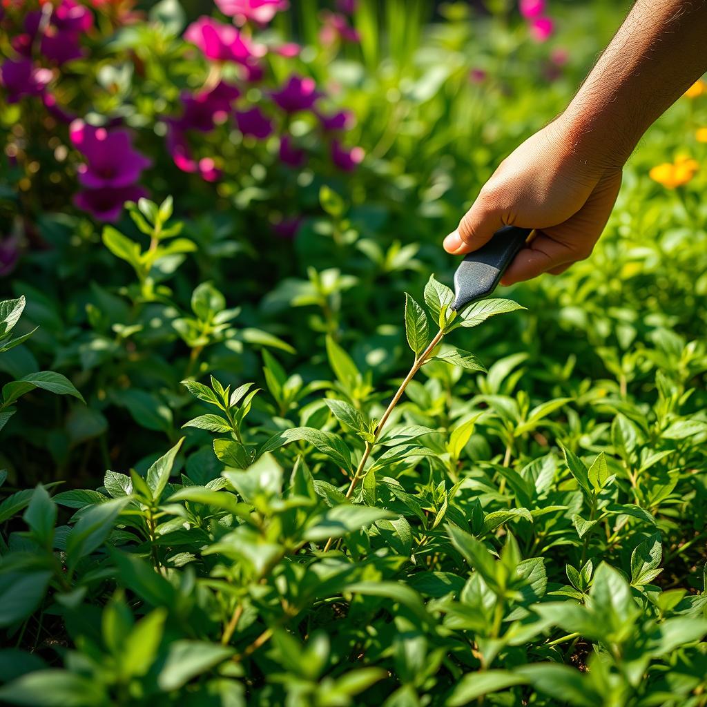 8 maneiras de eliminar as ervas daninhas do seu jardim