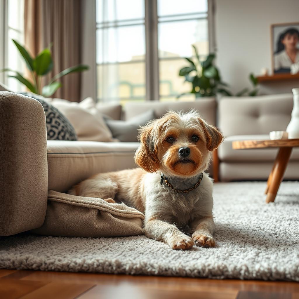 Como tirar o cheiro de cachorro molhado do tapete e sofá