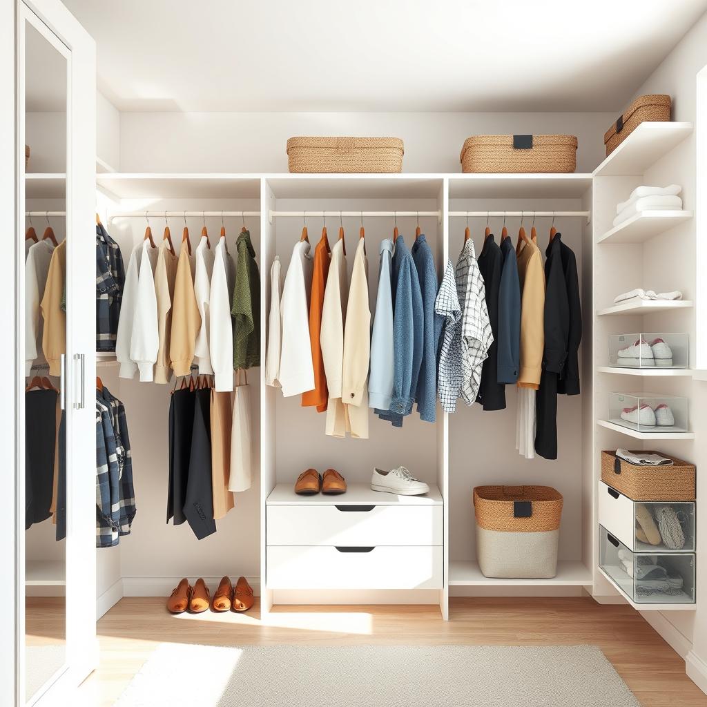5 dicas de organização para closet aberto