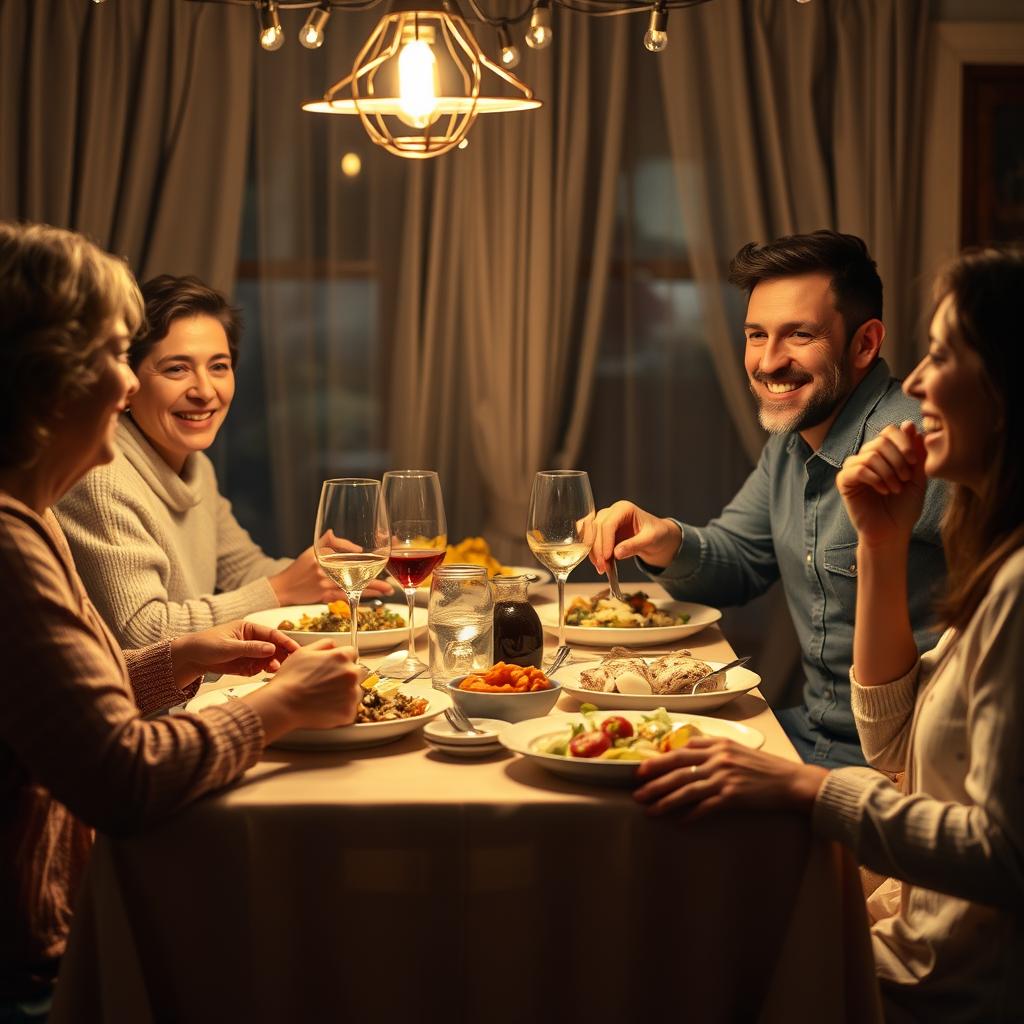 7 dicas para ter um jantar em família agradável