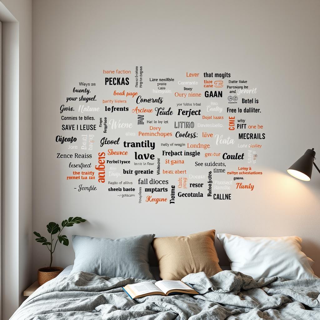 Frases para parede: veja 59 ideias para se inspirar e decorar a sua casa