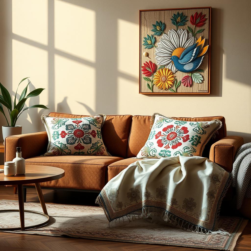 15 ideias de como usar o bordado na decoração