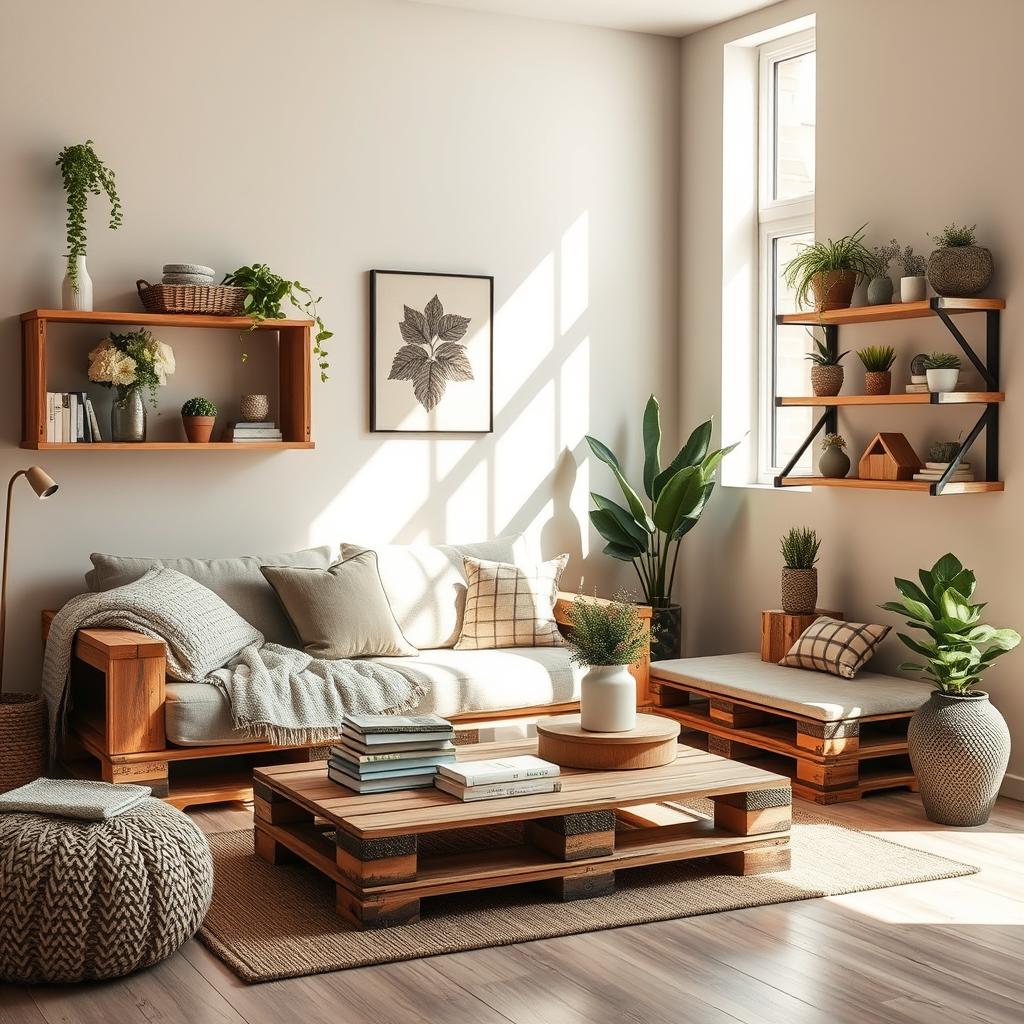 50 ideias de decoração com pallet para a sua casa