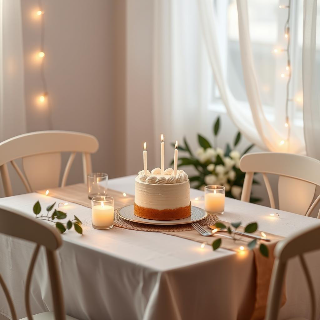 Inspirações de decoração simples de aniversário