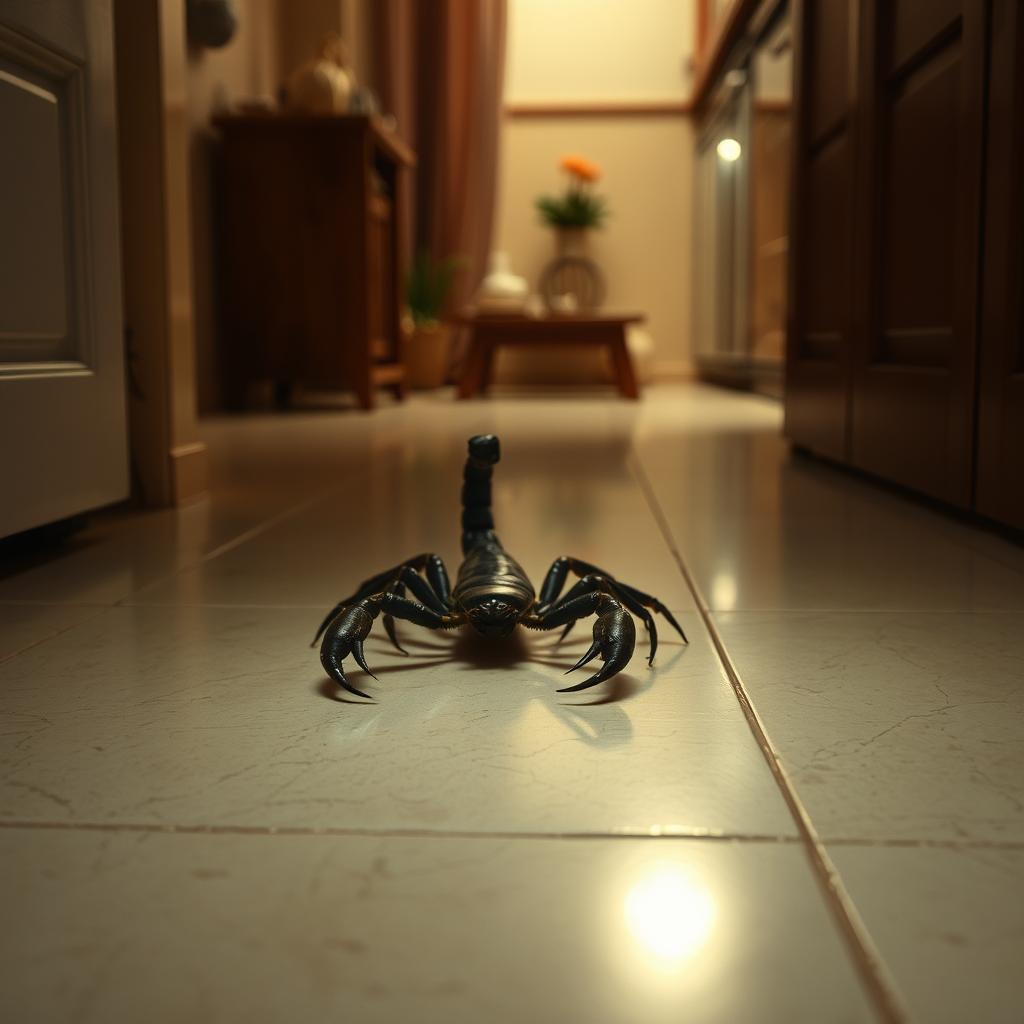 O que fazer se eu encontrar um escorpião dentro de casa?