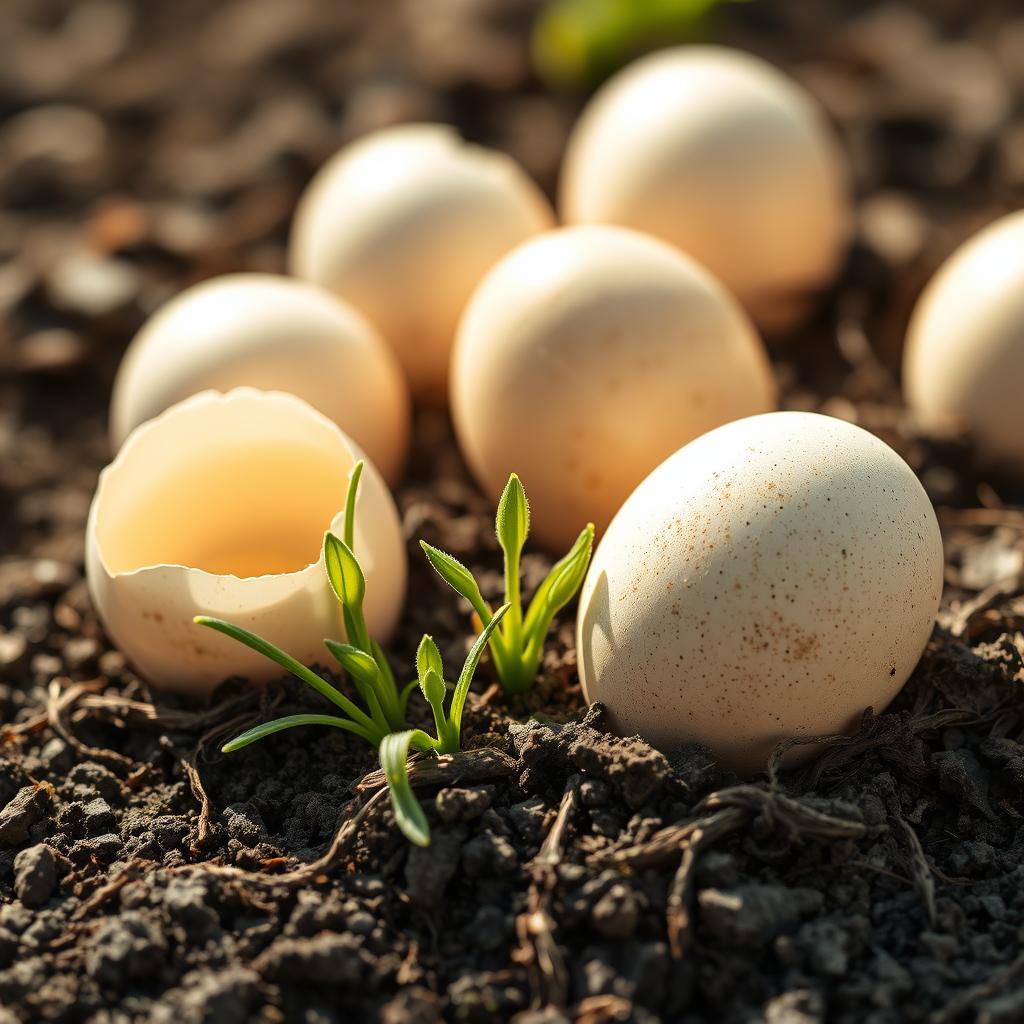 Saiba por que você deveria enterrar as cascas de ovo no seu jardim
